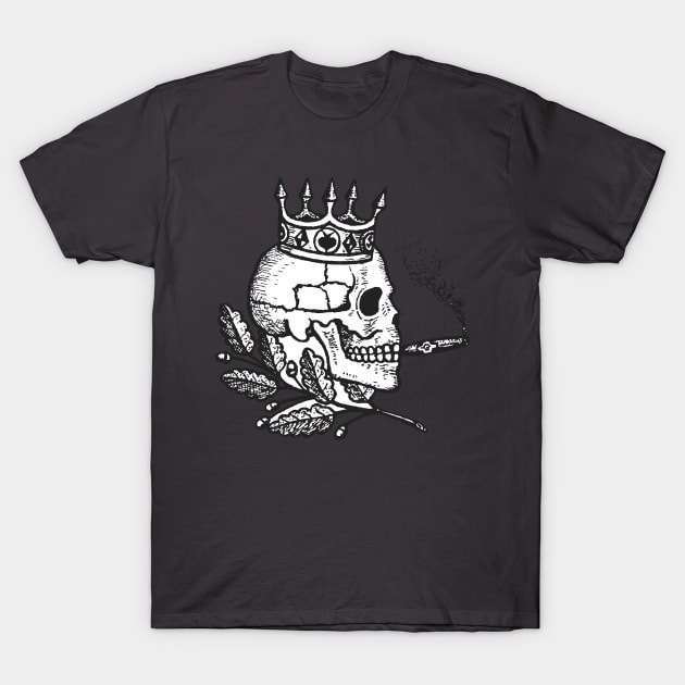 Smokin' Skull T-Shirt by haycitydesign